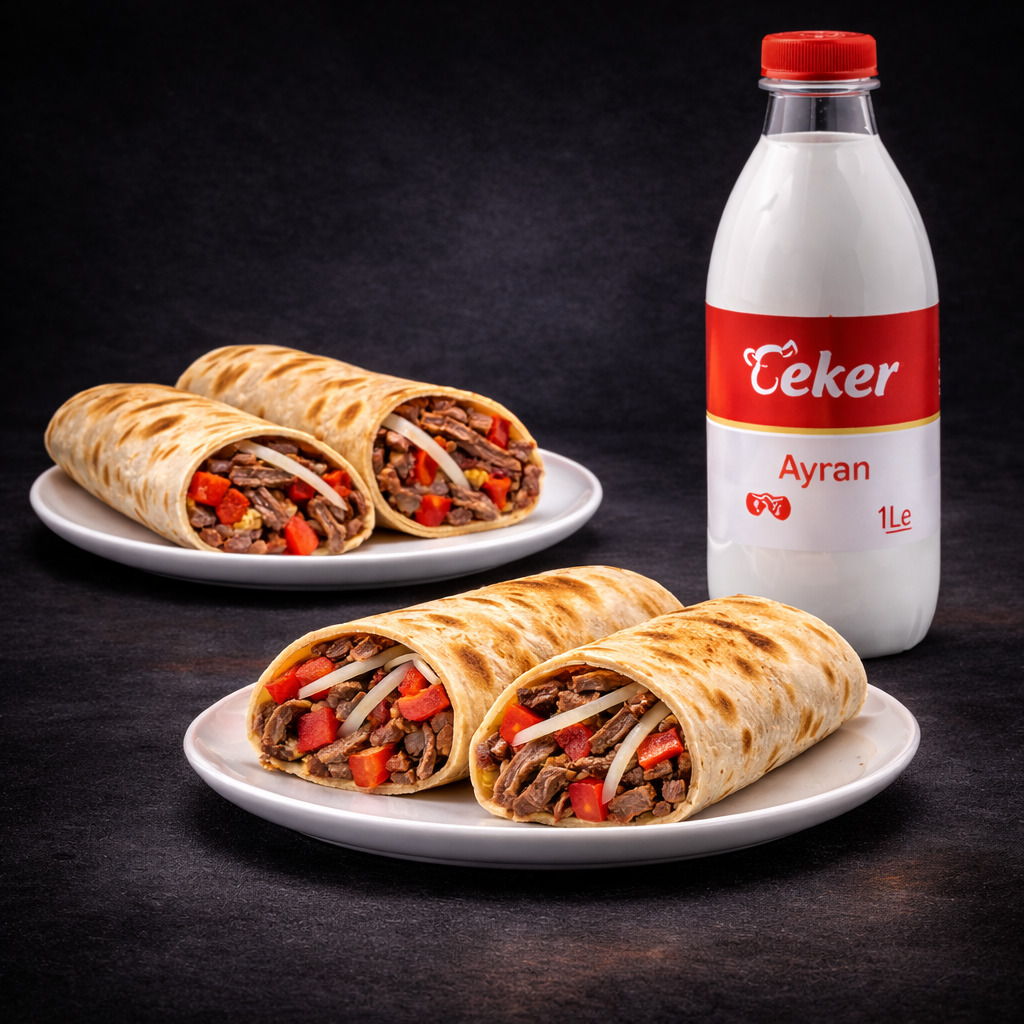 2'li Et Dürüm Menü