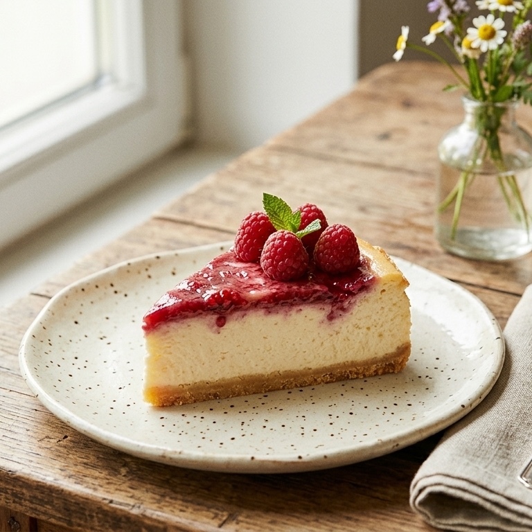 Frambuazlı Cheesecake