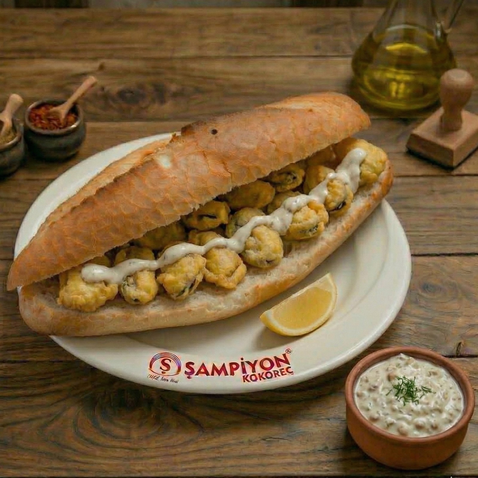 3/4 Ekmek Midye Tava