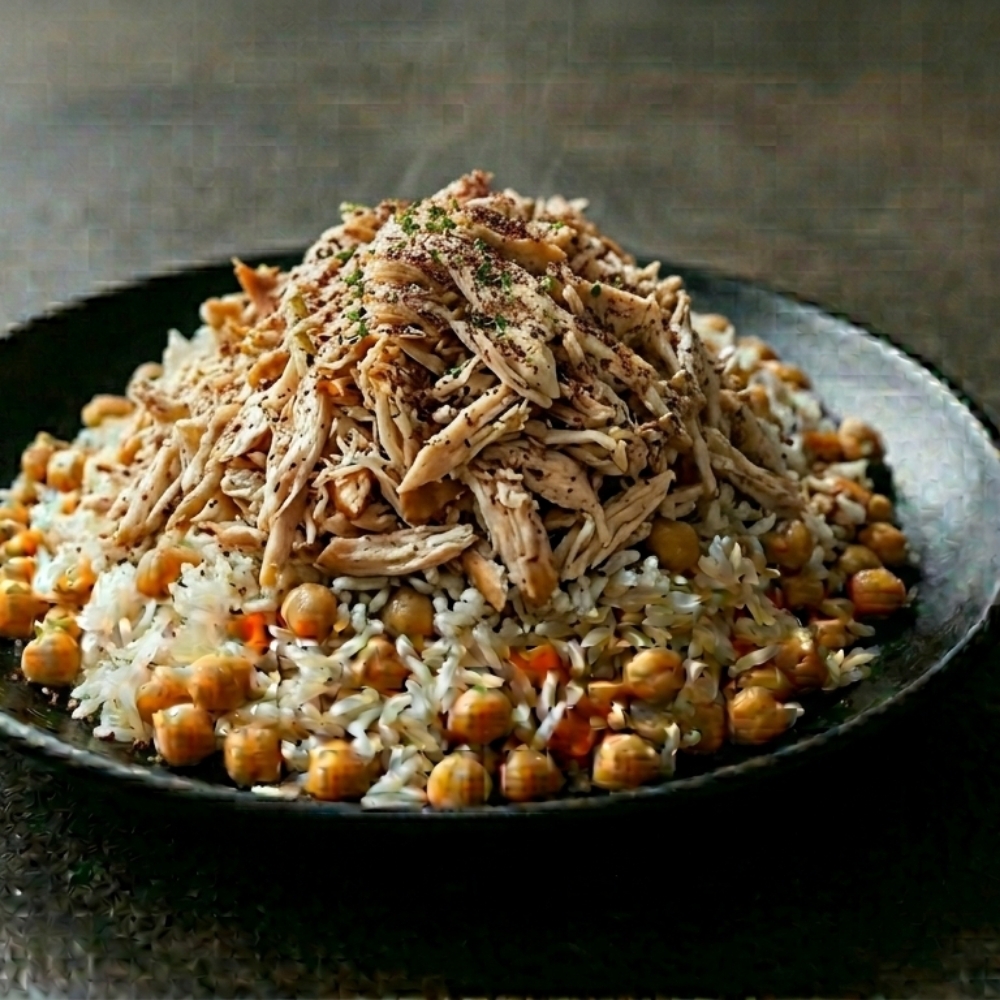 1.5 Porsiyon Pilav Üstü Tavuk+ayran