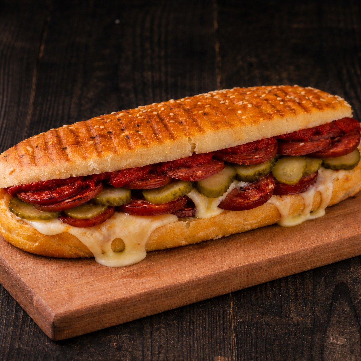 Tam Ekmek Karışık Turşulu Tost