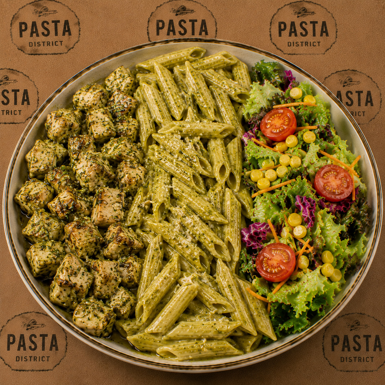 Pesto Soslu Tavuklum