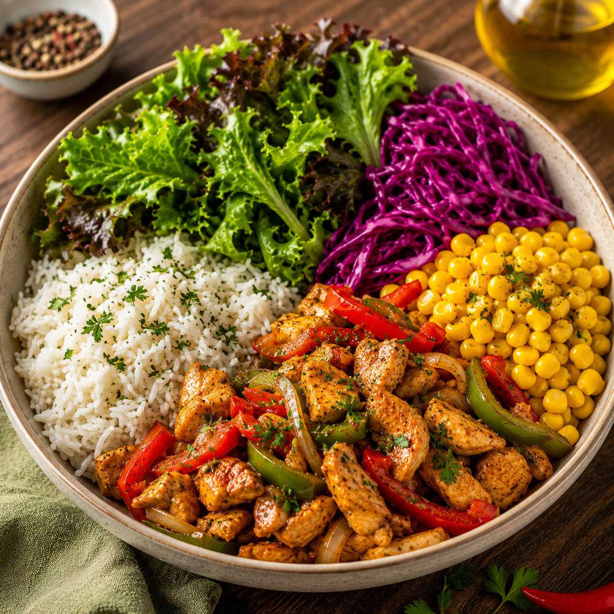 Tavuk Soteli Bowl (600 gr)