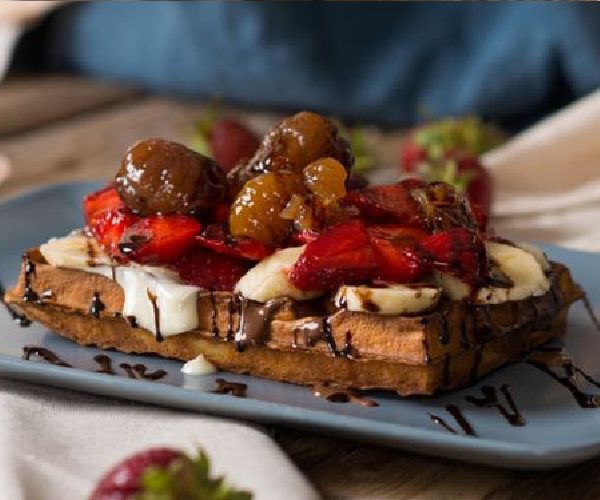 Belçika Kestaneli Waffle