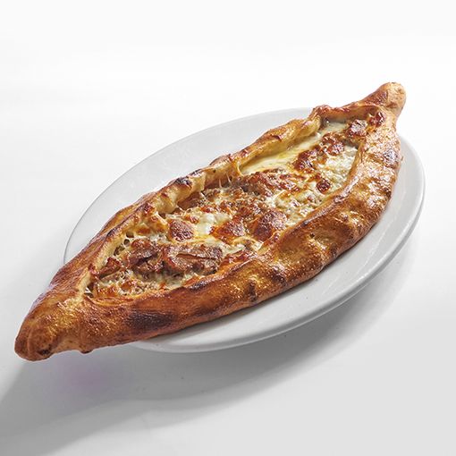 Kuşbaşılı Kaşarlı Pide + 330 ml Coca-cola