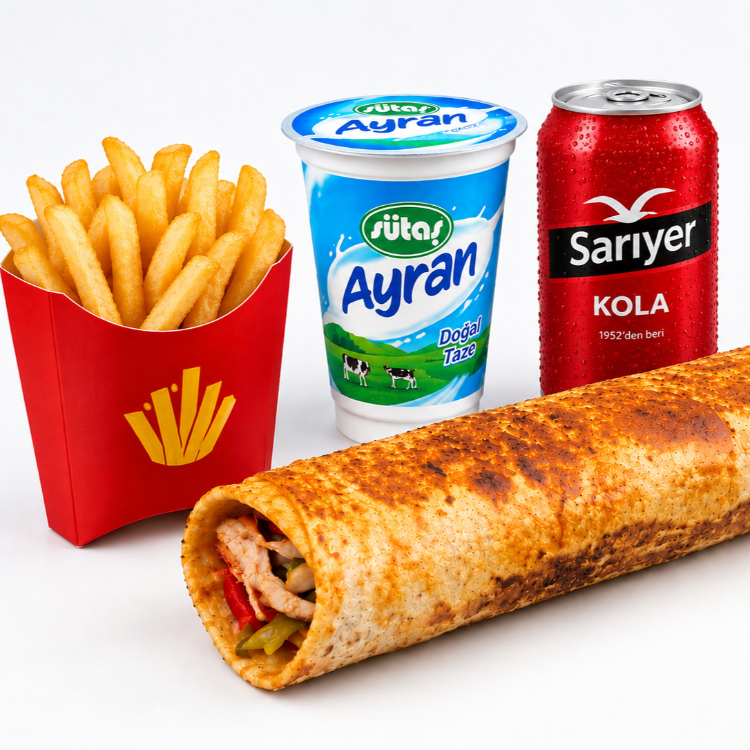 Hatay Dürüm Menü Tavuk