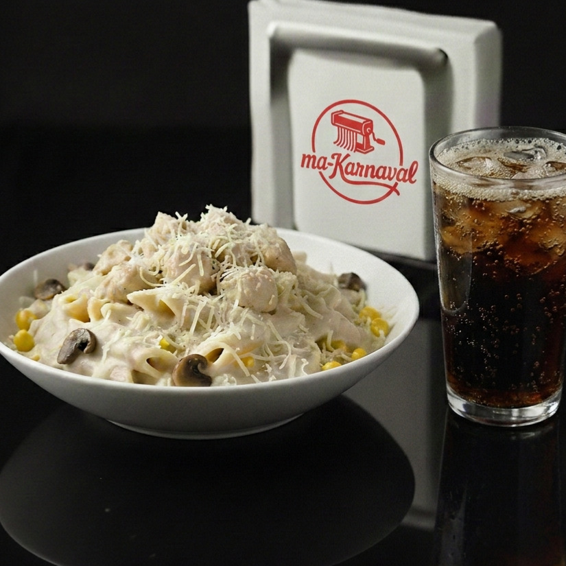 Penne Alfredo & Coca Cola 20cl