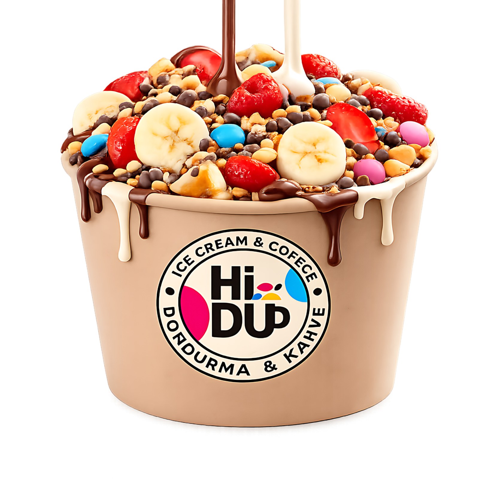 Hidu Dark Bubble Waffle