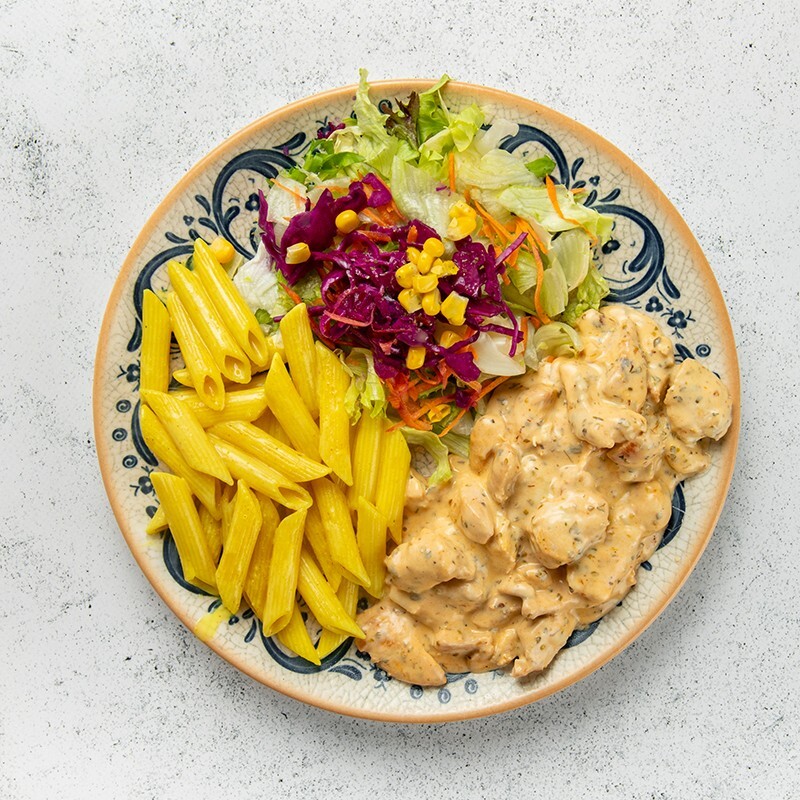 Acılı Kaşarlı Kekikli Tavuk (1006,002 KCal)