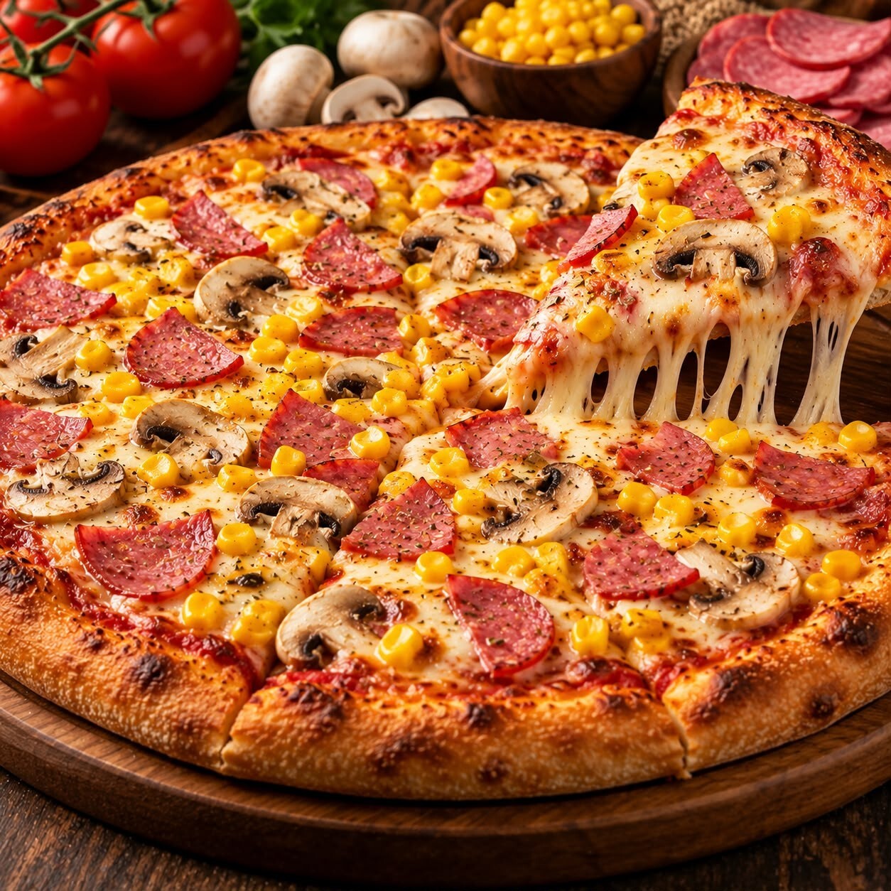 Süper 3'lü Pizza (Küçük Boy)