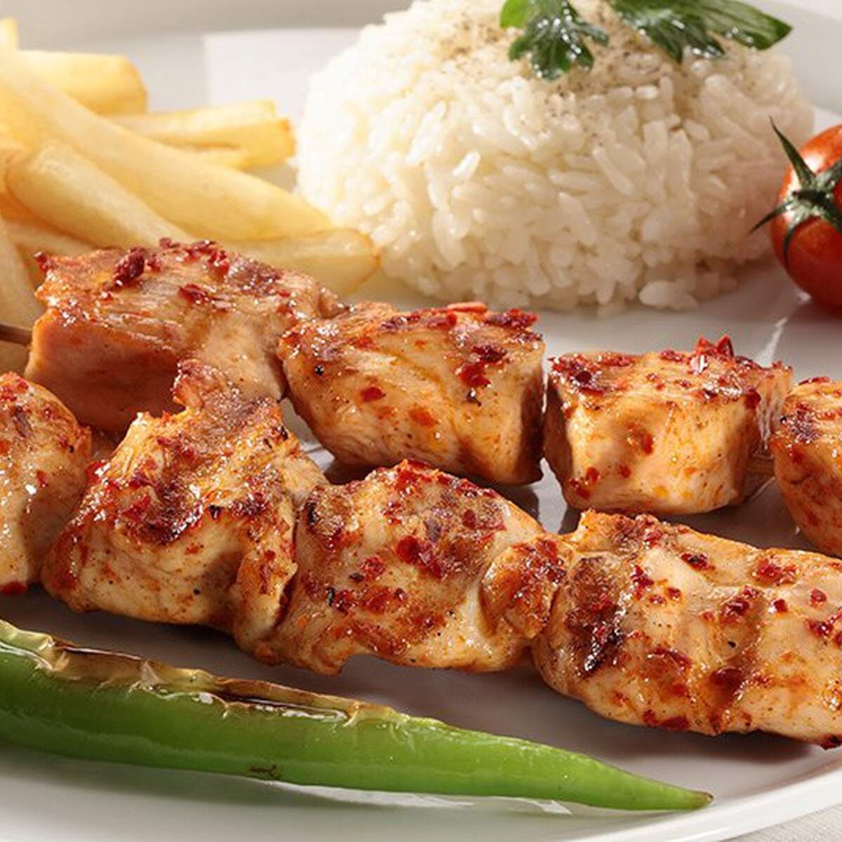 Tavuk Şiş (Pilav) (130GR TAVUK)
