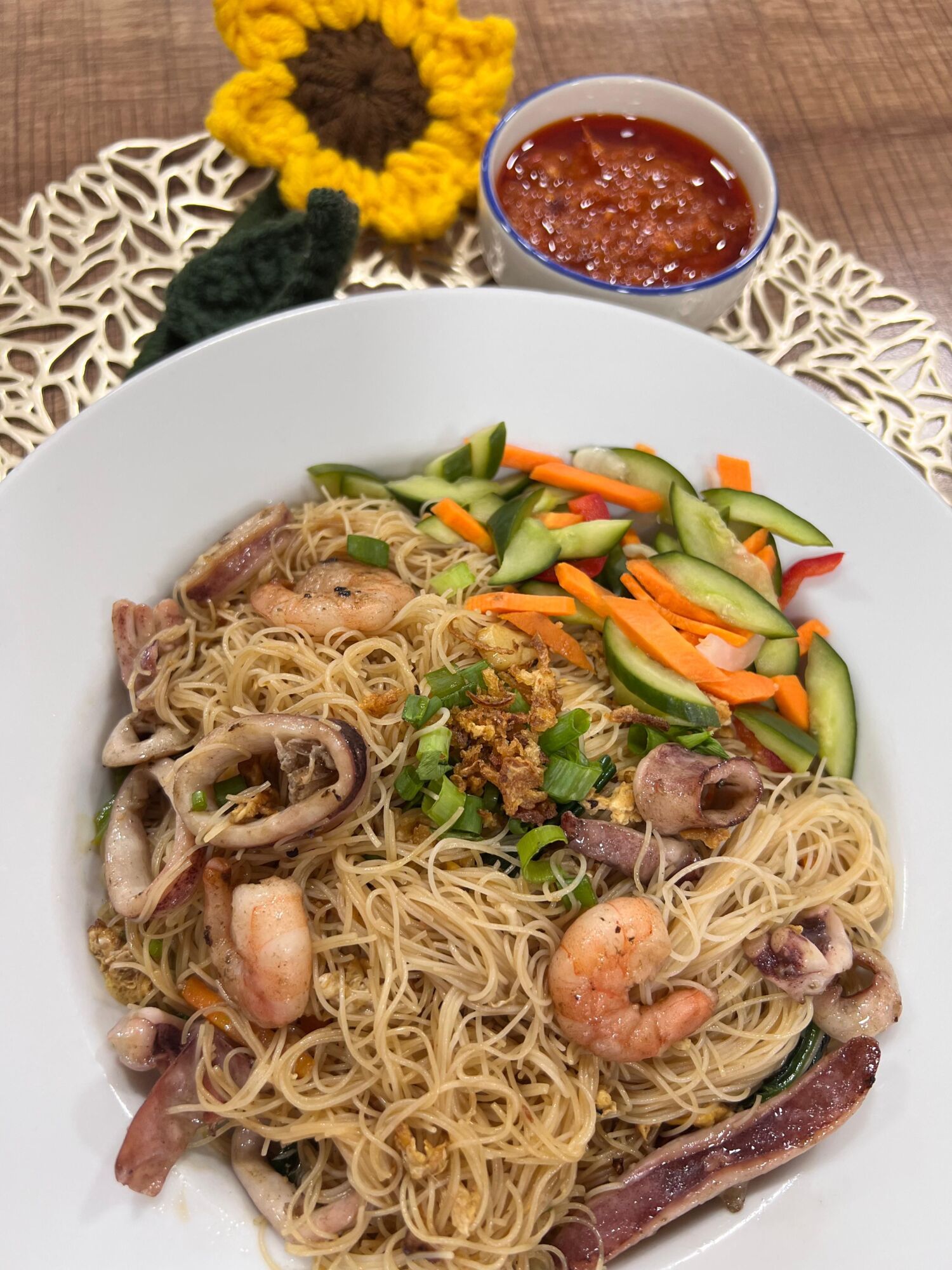 Bihun Goreng Seafood Indonesian Rice Noodle