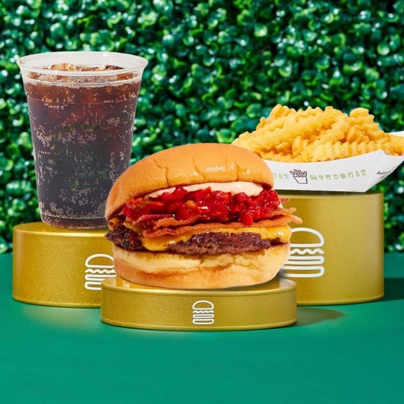 Smoke Shack Burger Menü