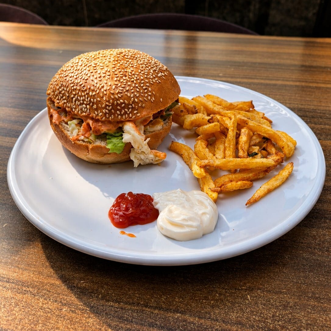Çıtır Tavuk Zenger Hamburger