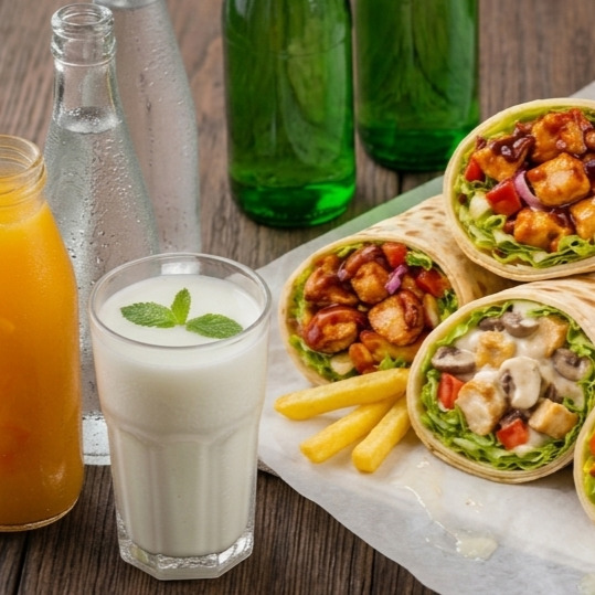 Wrap & İçecek Menü