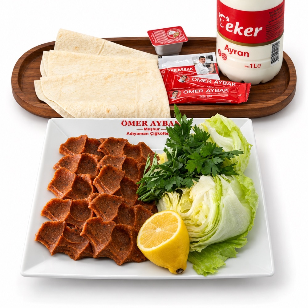 Yarım Kilo Çiğ Köfte Menü