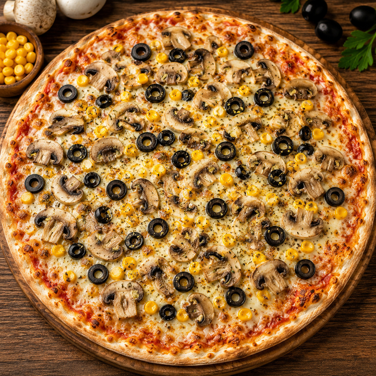 Mantarlı Pizza (Orta)