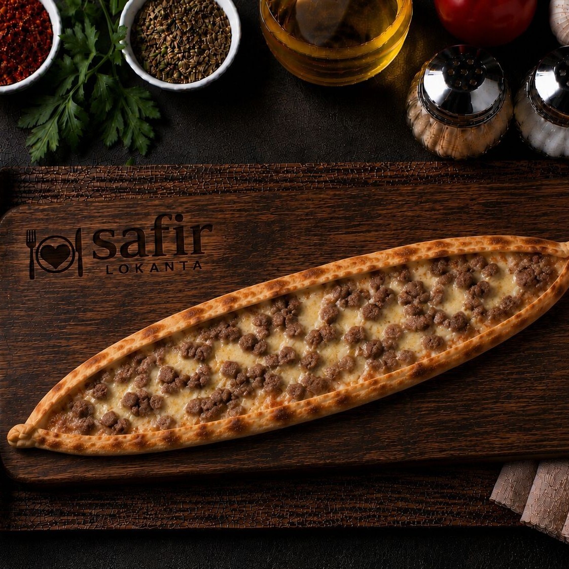 Kuşbaşılı Kaşarlı Pide