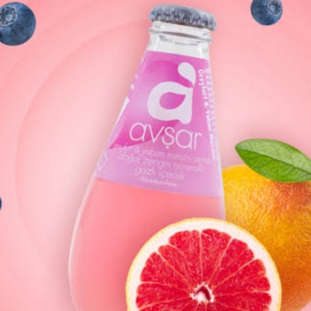 Avşar Greyfurt & Yaban Mersini Aromalı Maden Suyu