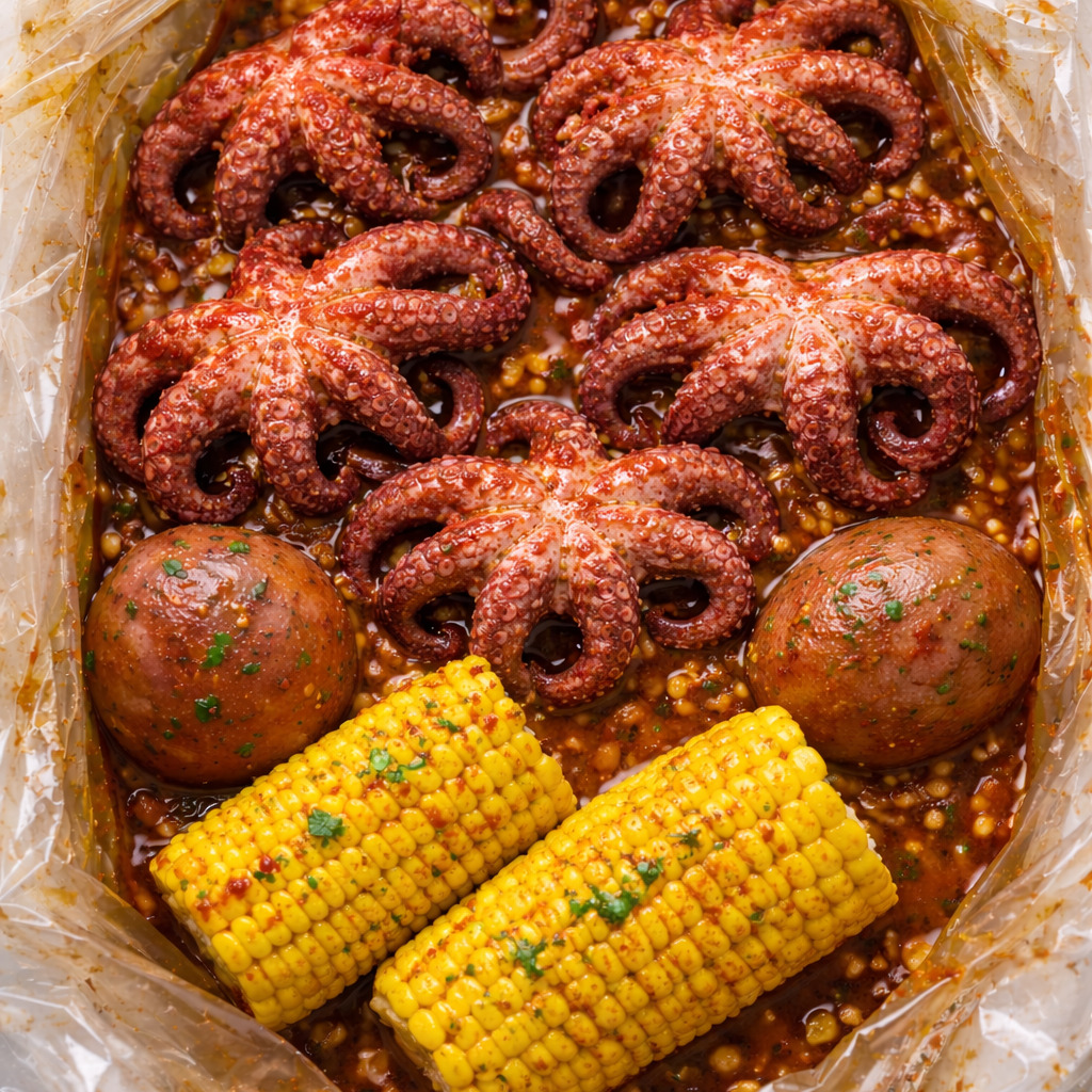 Farm Sea Food Boil Bag Baby Ahtapot