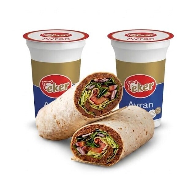 2 Doritoslu Mega Dürüm + 2 Ayran (Eker 0.17 ml)
