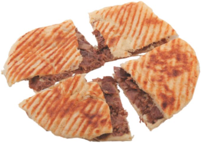 Kavurma Kaşarlı Bazlama Tost Menü