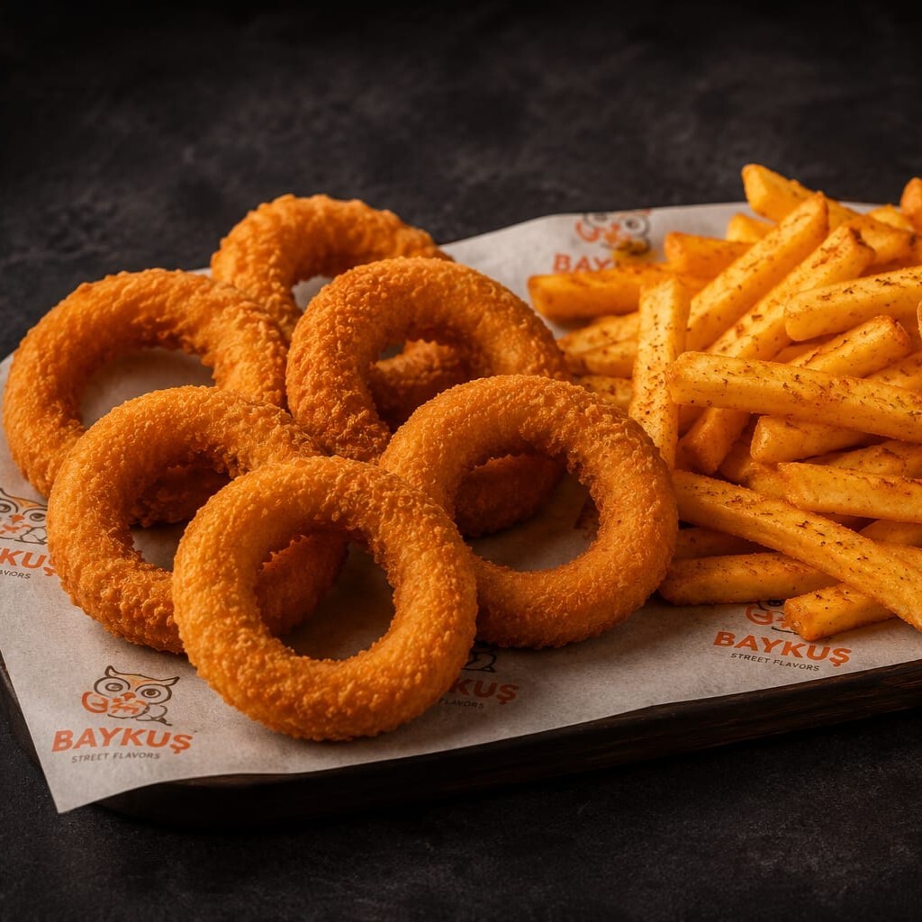 Soğan Halkası (6) + Baharatlı Çıtır Patates