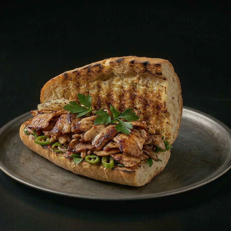 Tam Ekmek Arası Tavuk Döner
