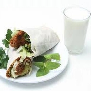 2'li Çiğ Köfte Dürüm & Ayran Menü