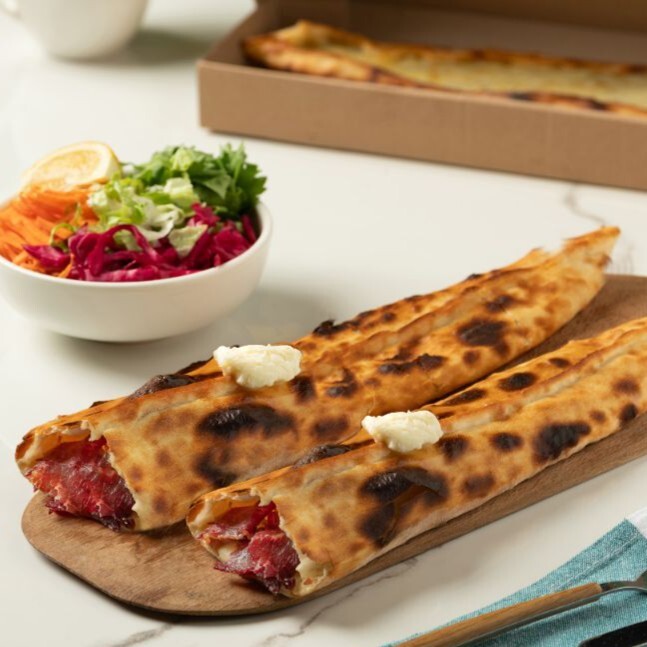 Görele Pastırmalı Kaşarlı Pide Special