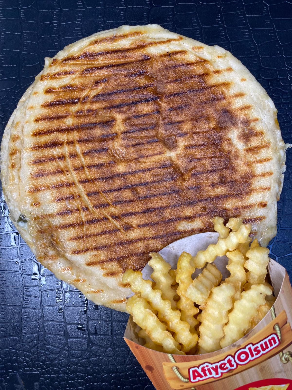 Bazlama Atom King & Patates Kızartması
