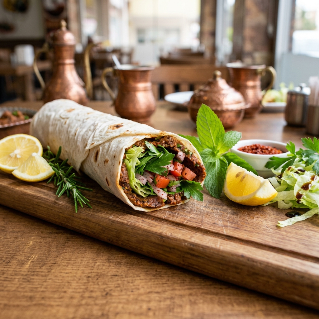El Yoğurması Çiğ Köfte Dürüm (140 gr)