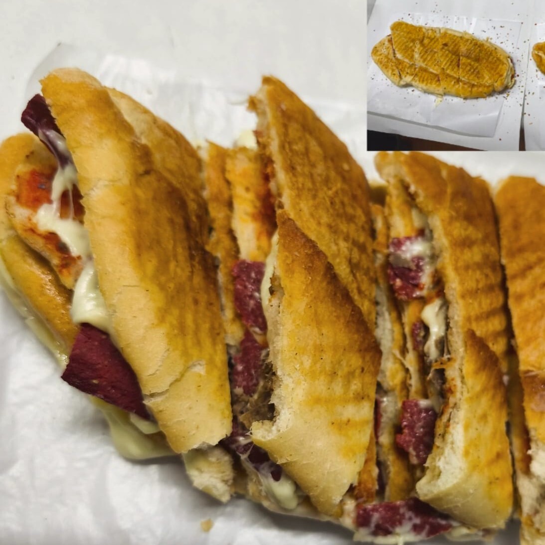 Yarım Sucuklu Tost Menü