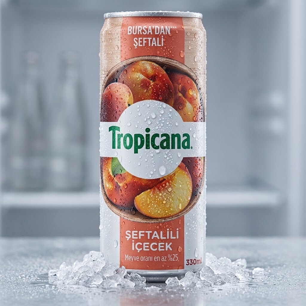 Tropicana Meyve Suyu 330ml Şeftalili İçecek