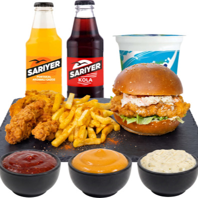 Coleslaw Tenders Burger