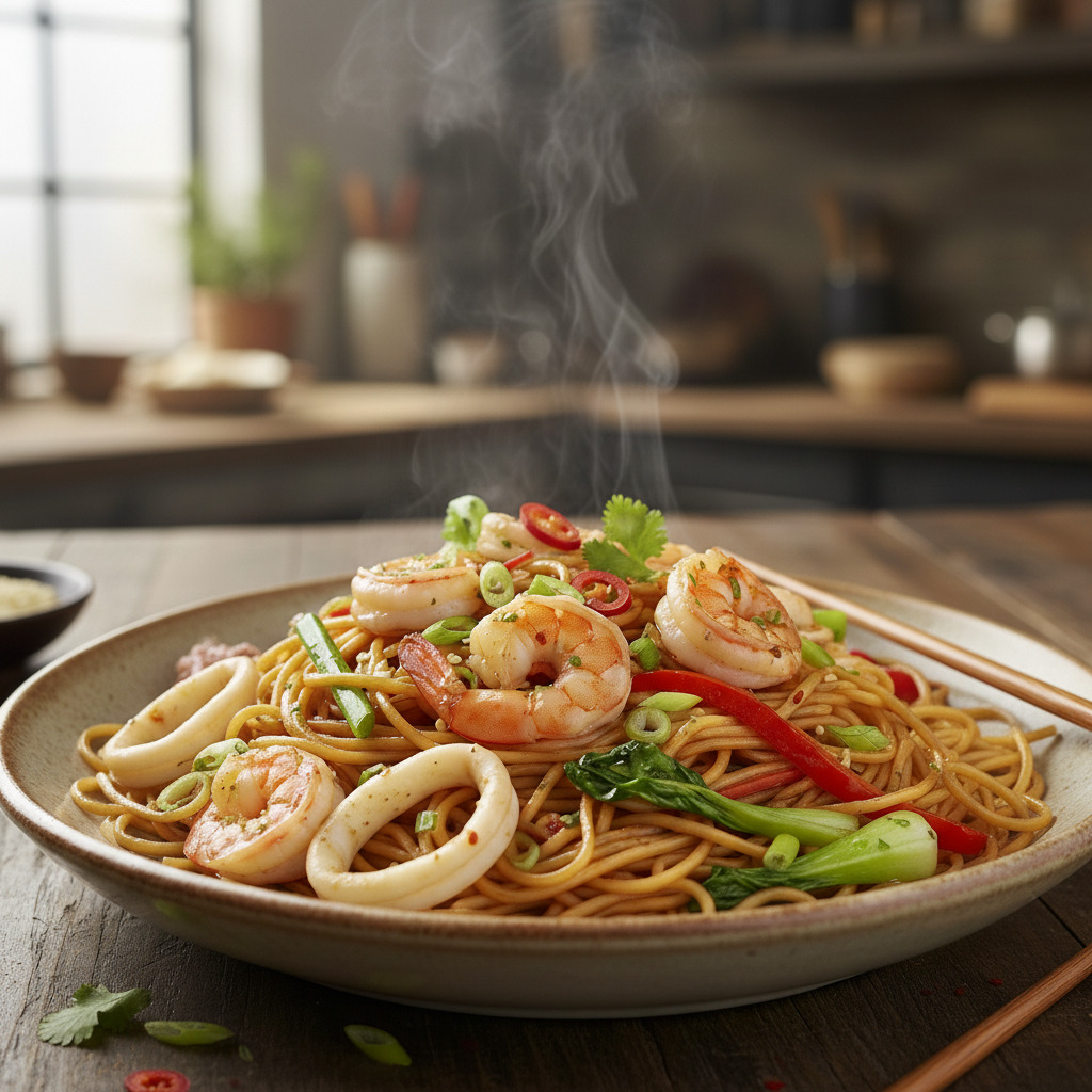 Deniz Mahsullü Noodle