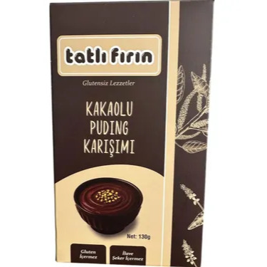 Tatlı Fırın Kakaolu Puding Karışımı (Glutensiz & Şeker İlavesiz)