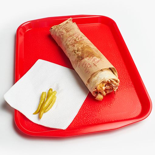 Hatay Usulü Tavuk Döner Dürüm(120GR) + coca cola