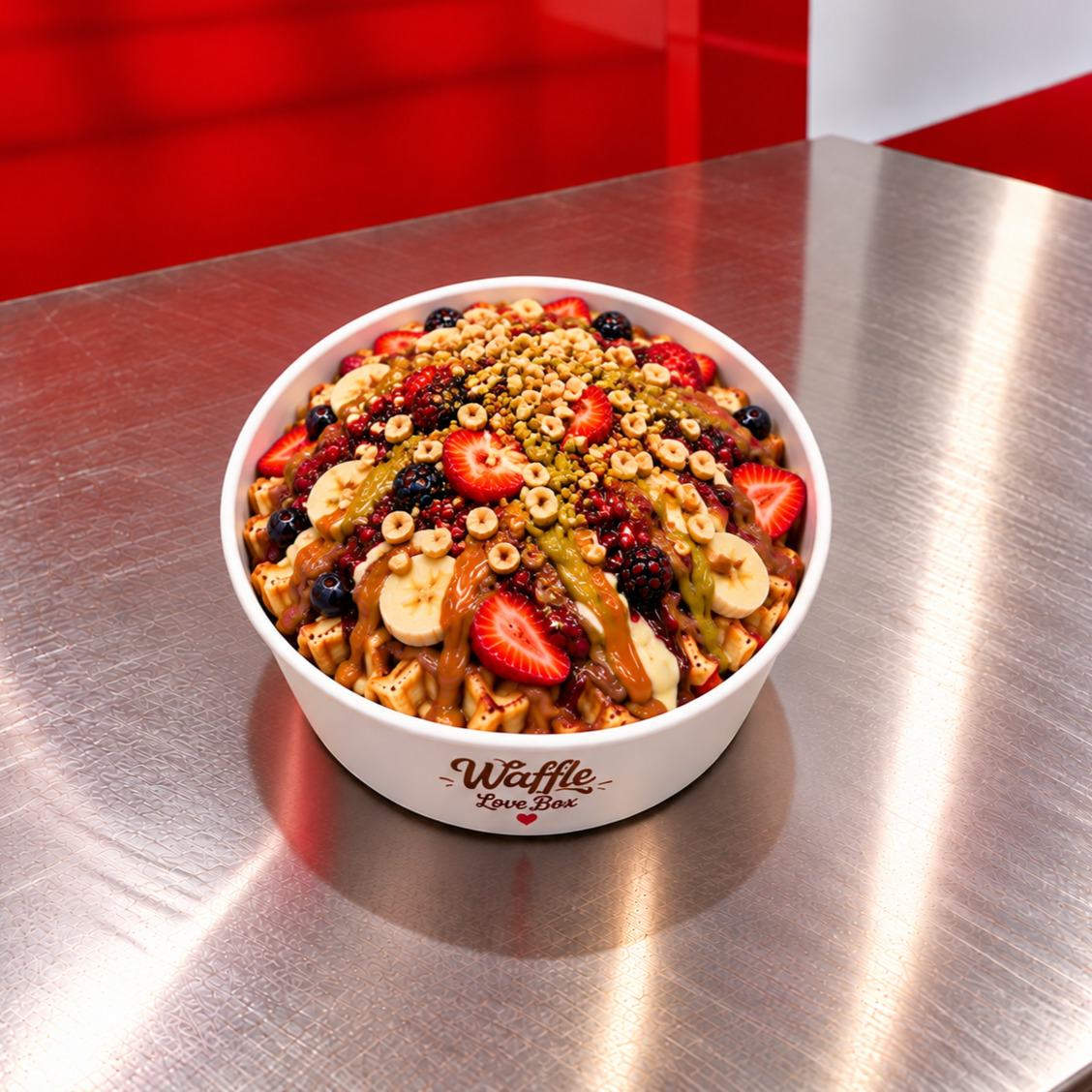 Love Royale Bowl Waffle (Küçük Hamur)