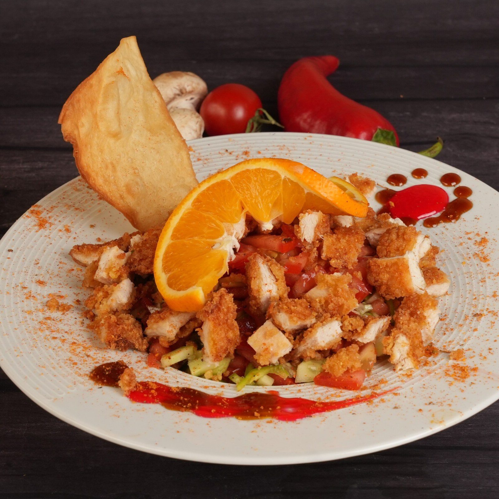 Çıtır Tavuk Salata