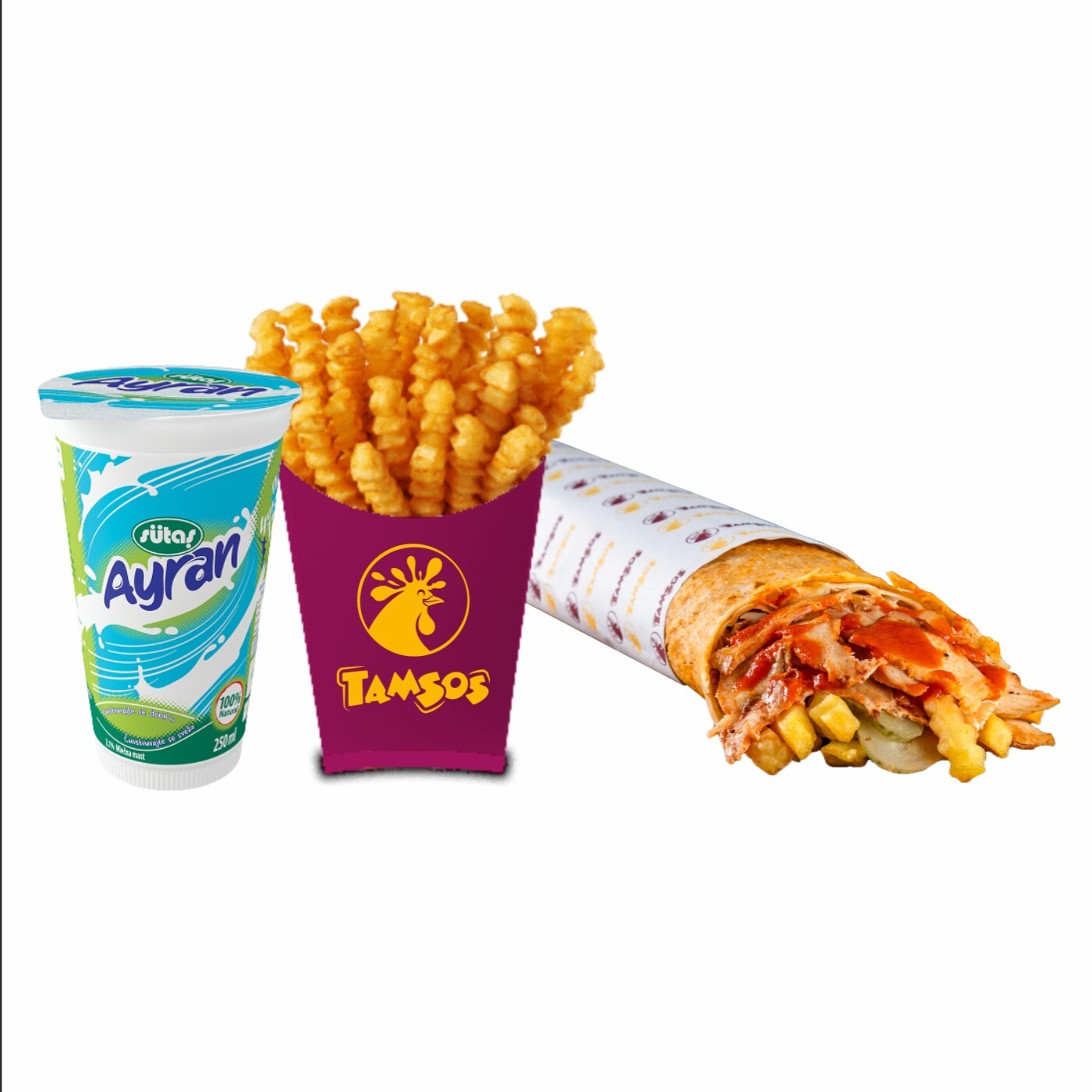Jet Tavuk Döner Dürüm Menü