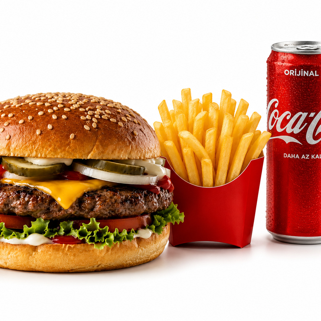 Hamburger Menü (100 gr)