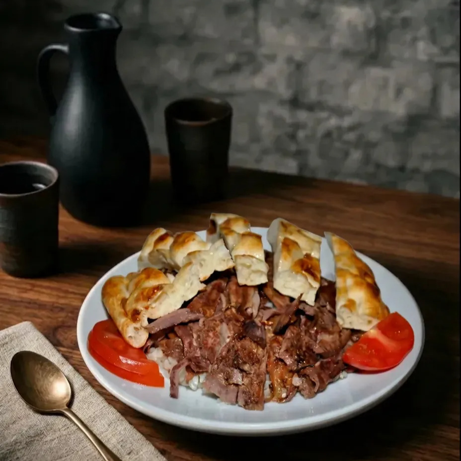 Pilav Üstü Yaprak Et Döner