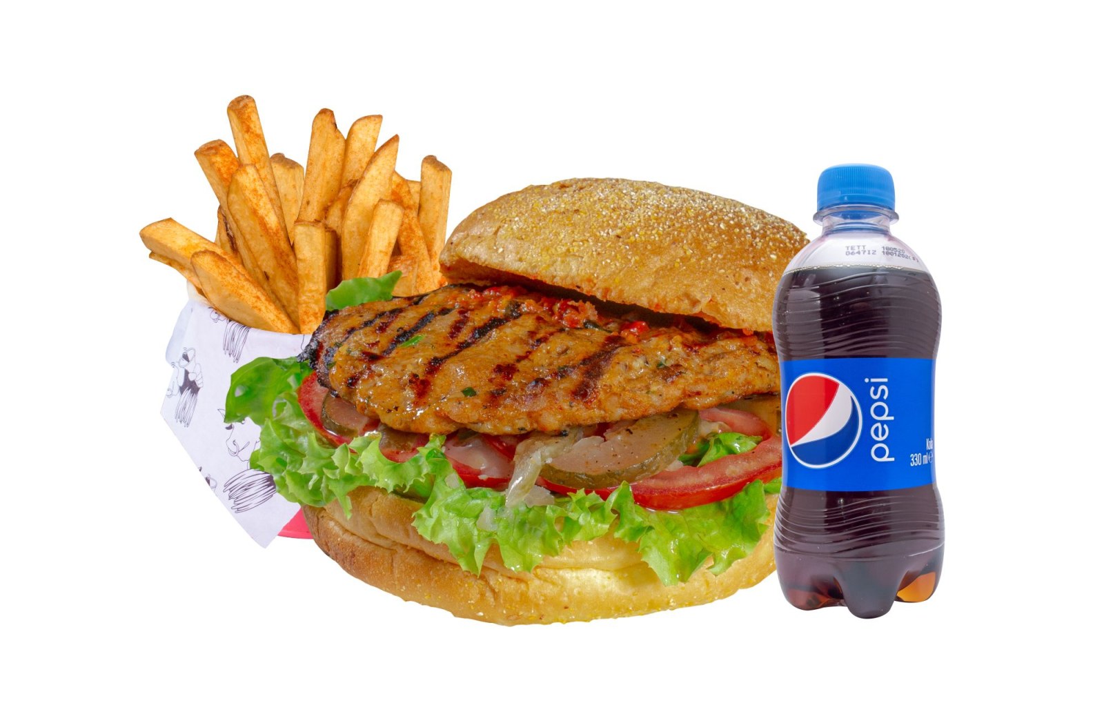Tavuk Burger Menü