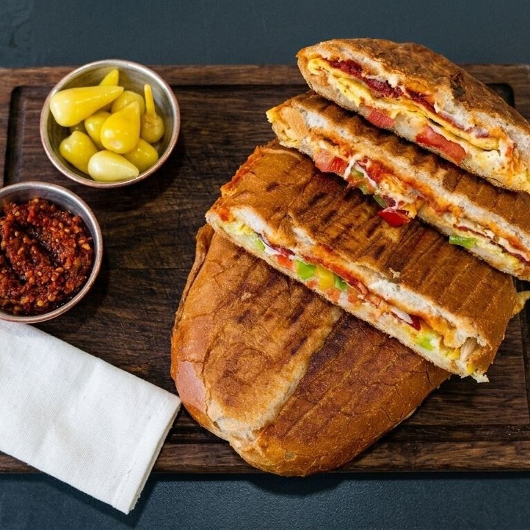 Sucuk Kaşar Tost