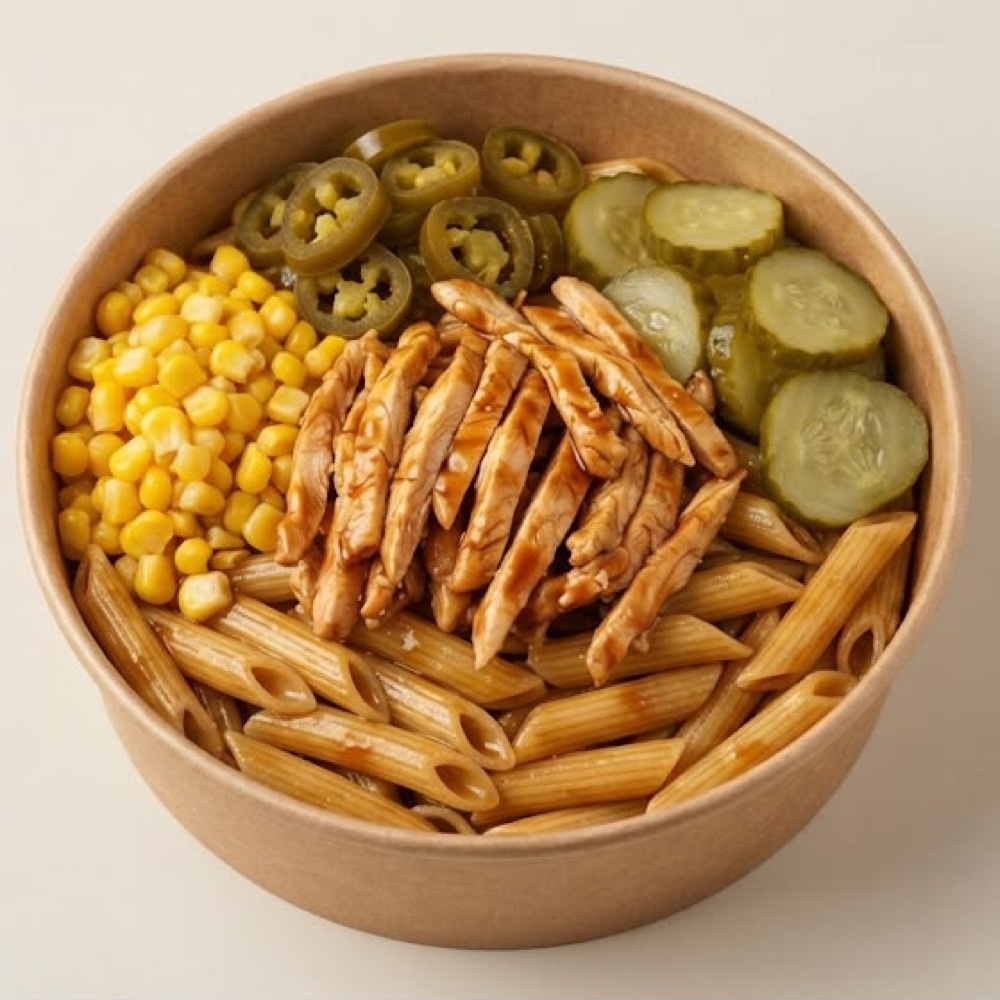 Teriyaki Soslu Tavuklu Makarna Bowl