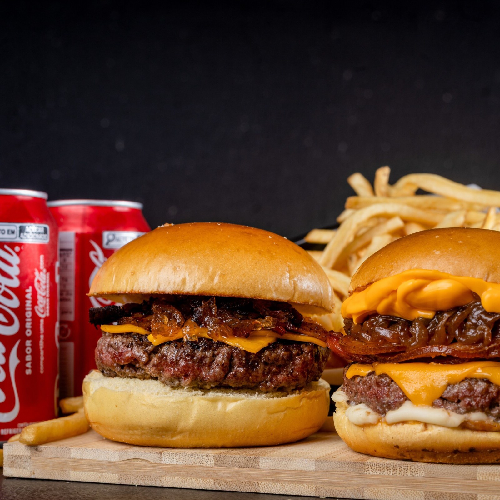 Double Cheese Burger Menü