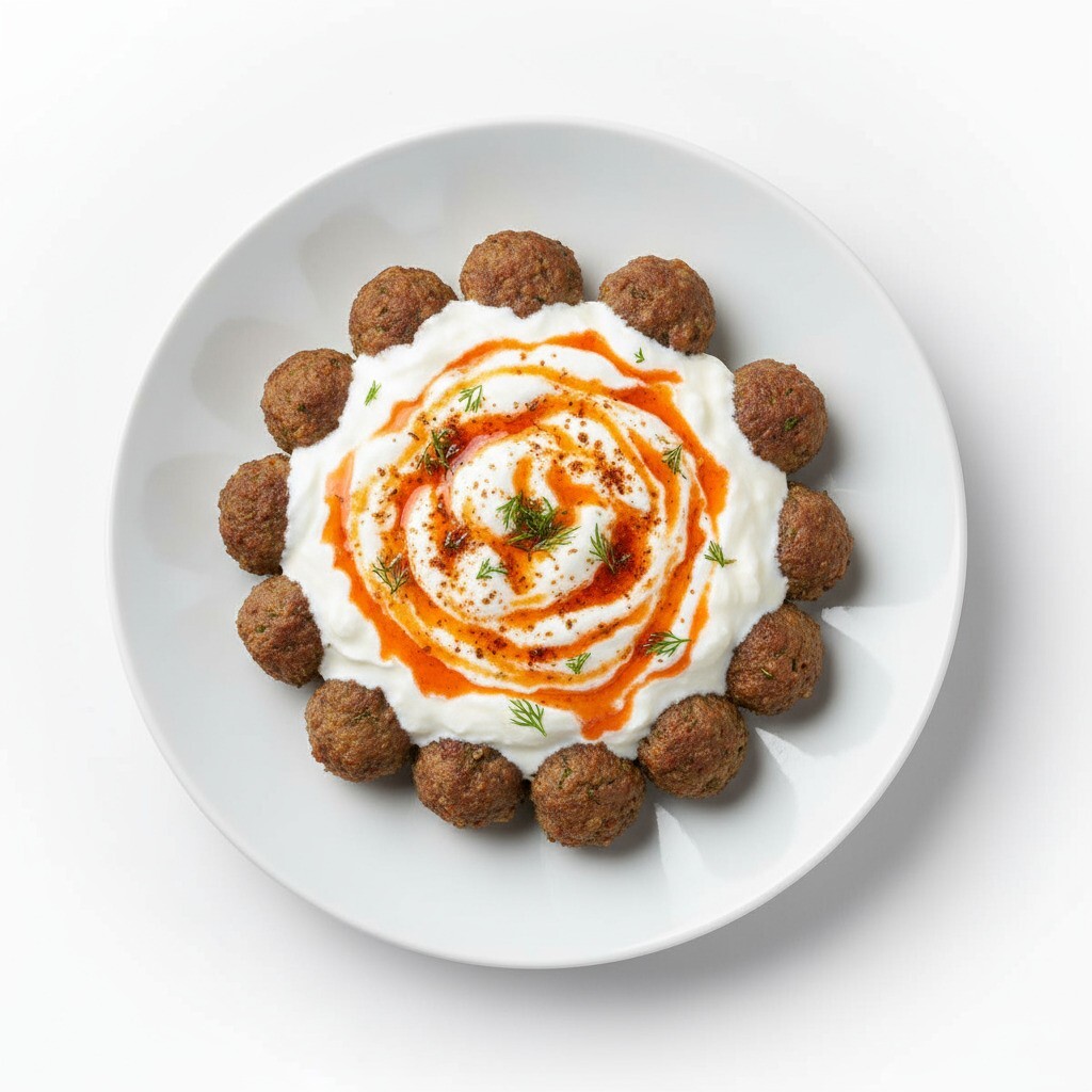 Yoğurtlu Soslu Köfte