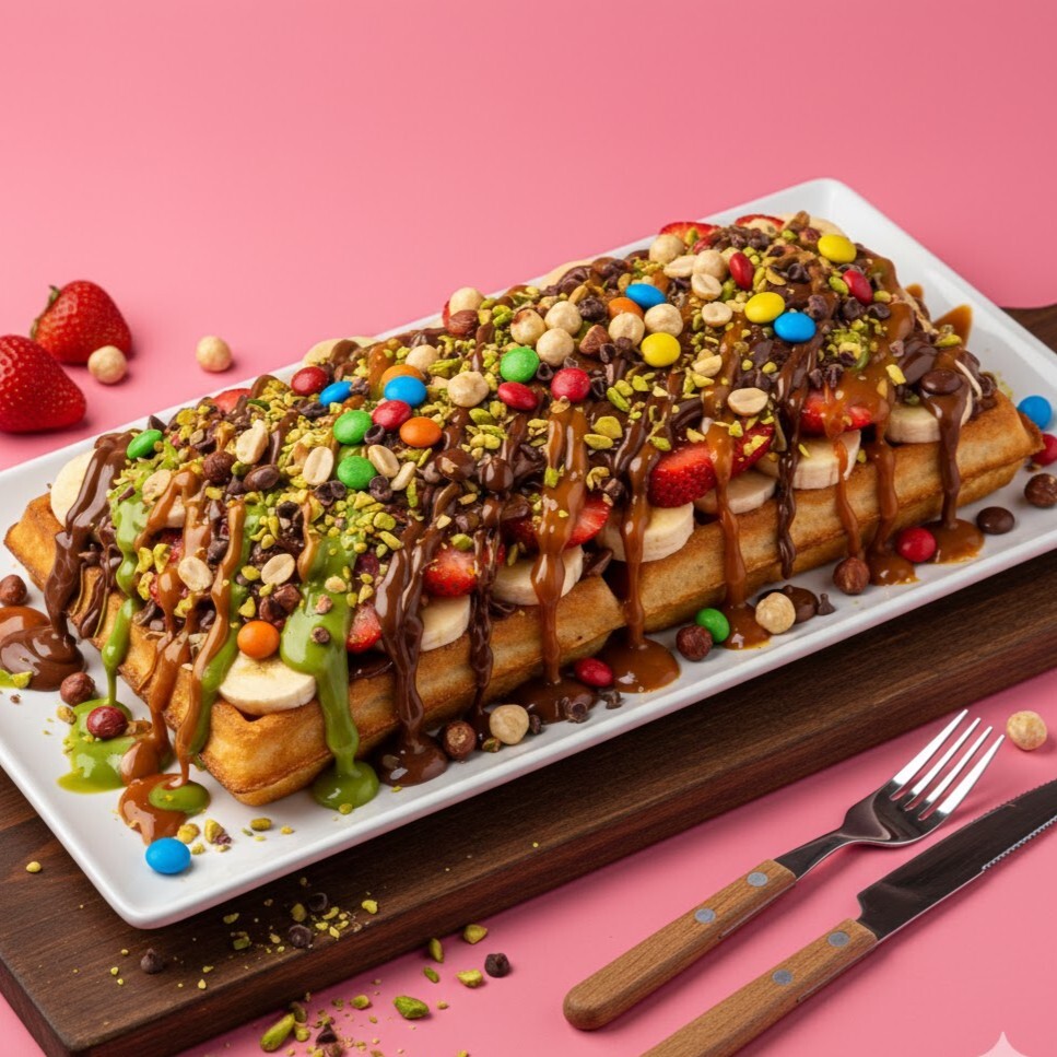 Mega Waffle (Tüm Lezzetler)