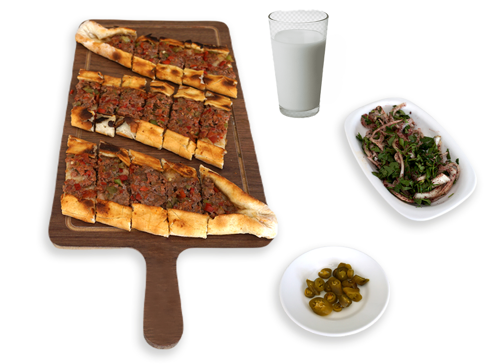 Kıymalı Pide (1,5 Posiyon ) Menü